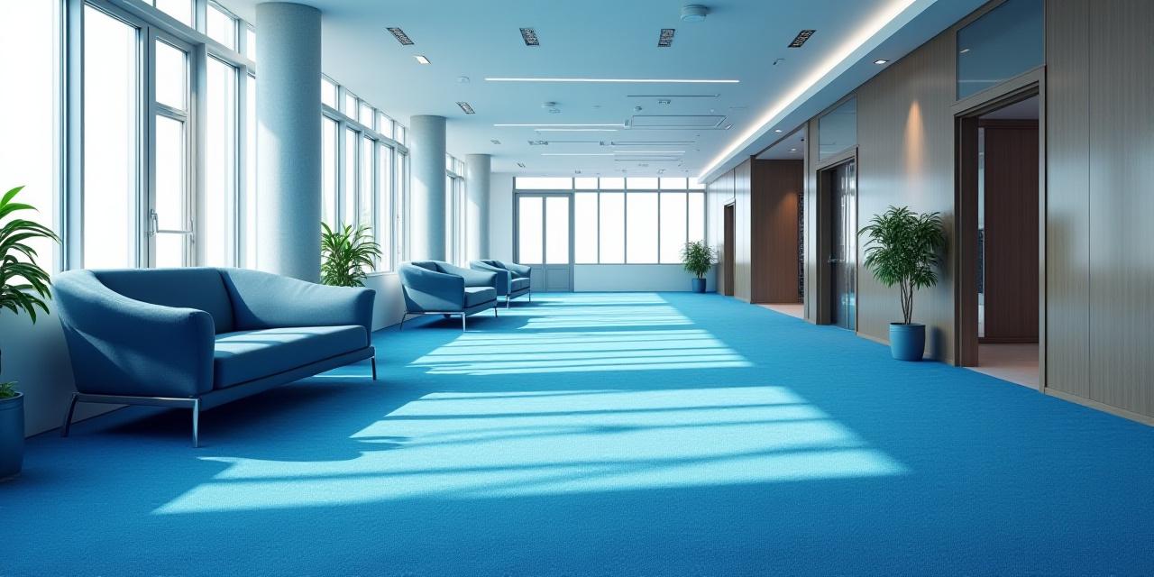 Professional office with clean carpets